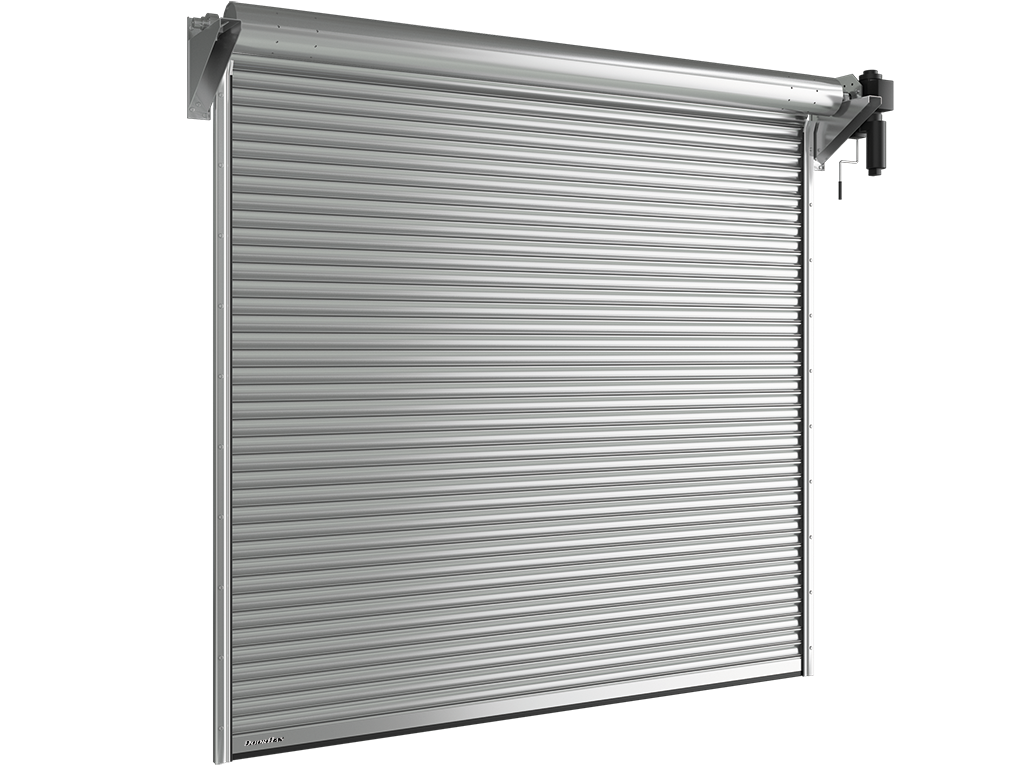 Po'lat profillardan yasalgan rulonli eshiklar (o'g'irlikka chidamli) RHS117, RHS117P val drive'li elektr drayver bilan